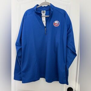 Blue New York Islanders Quarter-Zip Pullover